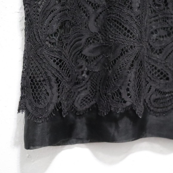 TRINA TURK | Black Lace Agni Dress Size 8 - Picture 4 of 8